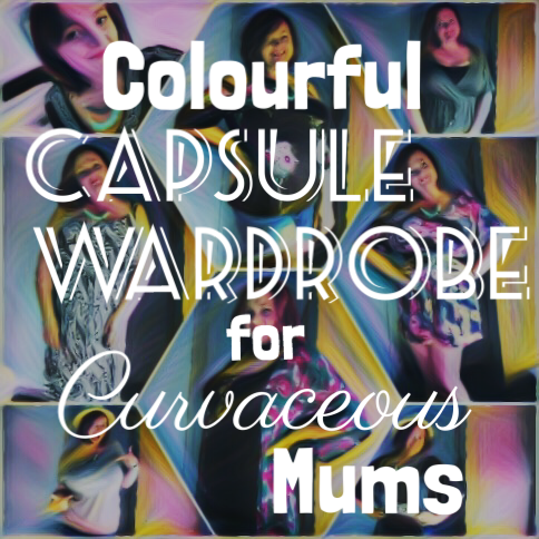 Colourful Capsule Wardrobe for Curvaceous Mums | A couple of months back, it seemed every post I found on capsule wardrobes followed the same formula: expensive, high-brow, high-fashion pieces, all with restricted palettes, suited to high-power business women or svelte fashionistas. Now of course these are probably a large chunk of the target market for such blog posts, but I didn't feel there was anything I could relate to. I'm a hands-on, SAHM twin mama with a fuller-figure and gigantaboobs. I get covered in toddler messes every single day, because I won't turn my children away when they need me - regardless of how sticky they are! A case in point... I am forever rolling around on the floor or bending down to scoop up two little wrigglers, so I need clothes that are flexible and don't show my bum. I tandem breastfeed, so need to be able to whip the girls out with ease and speed. I LOVE rich jewel colours, and enjoy accessorising - but all my jewellery needs to be toddler-proof or it will get destroyed. Finally, I'm on a tight budget, since we're a one-income family! Seems like a tall order? Well fear not - if you're in my position it is TOTALLY possible to craft a fabulous, minimalist capsule wardrobe.